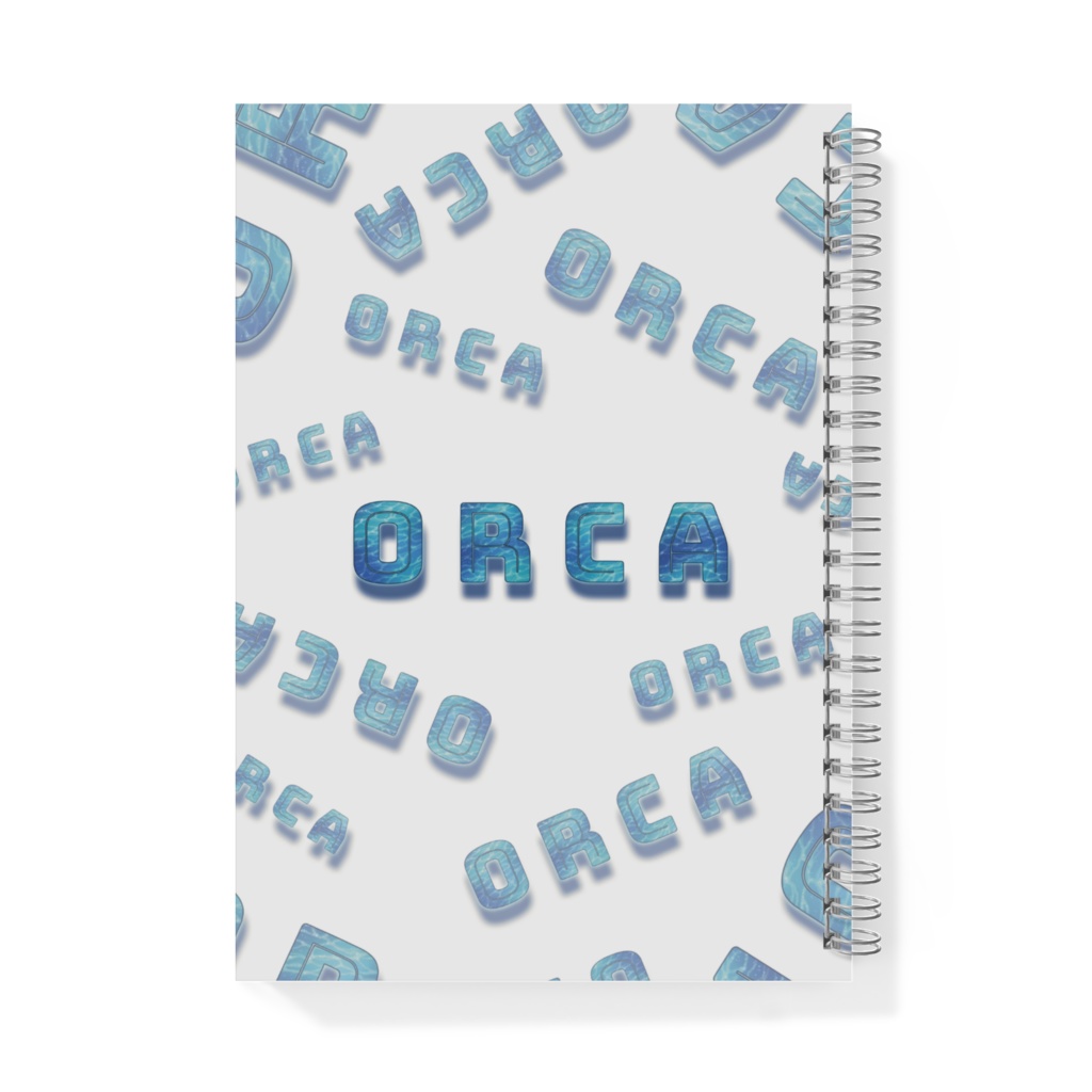 【リングノート/A5/B5】シャチ(黒・白)