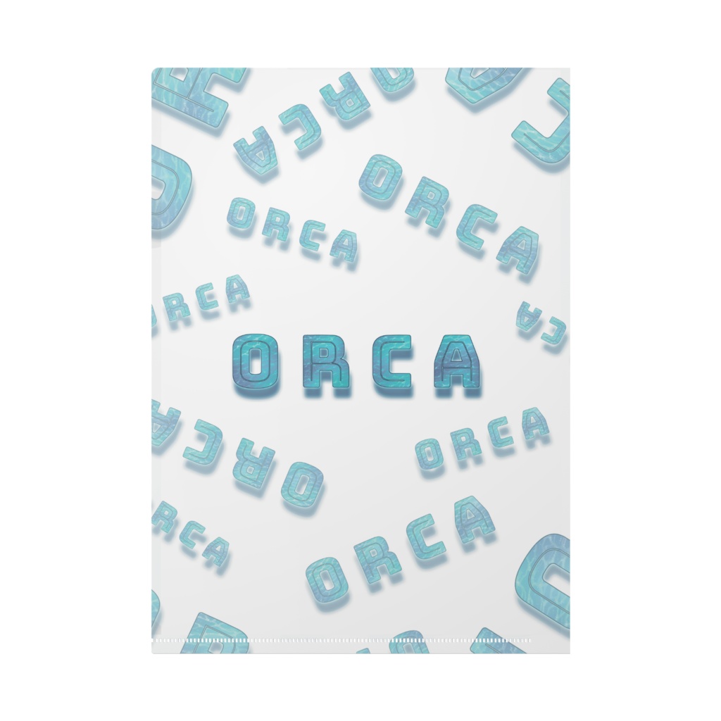 【クリアファイル/A4/B5/A5】シャチ(黒・白)