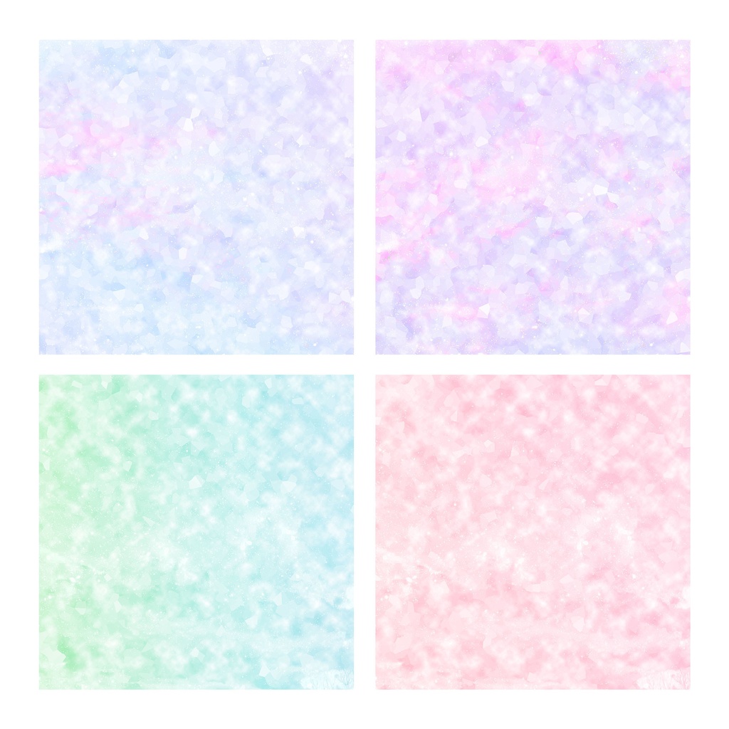 キラキラクリスタルテクスチャ10種セット