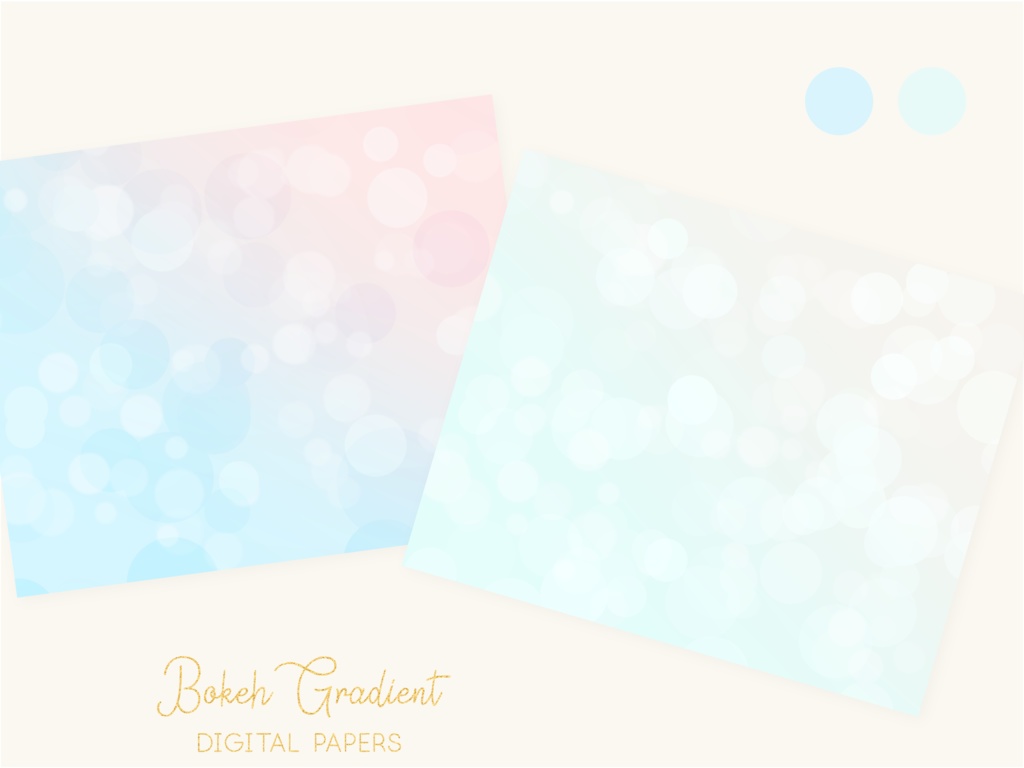 パステルグラデーション光のぼけテクスチャ背景素材セット