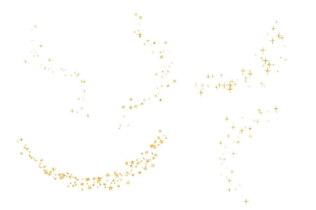 キラキラ夜空の水彩風背景素材