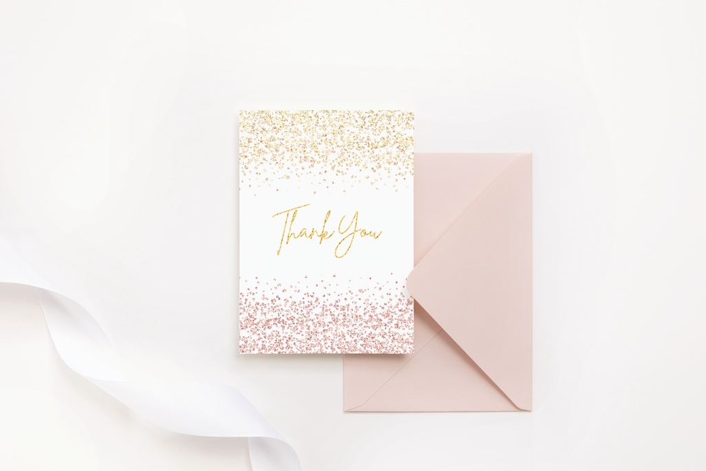 キラキラグリッターライン素材|ゴールド紙吹雪グリッターフレーム素材