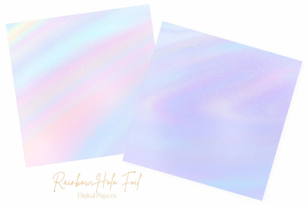 カラフルなホログラム風テクスチャ背景画像素材10枚セット