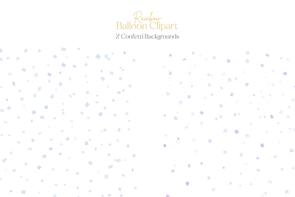虹色カラフルな風船イラスト素材|風船PNGイラスト素材