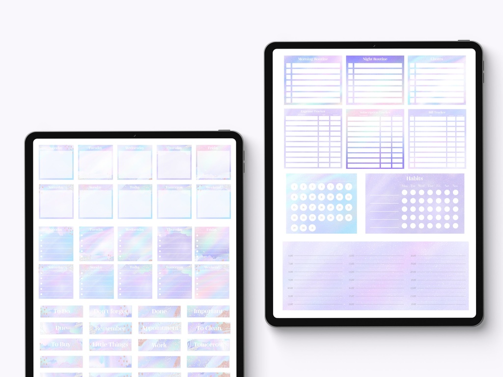 デジタル付箋ステッカー|デジタルプランナーステッカー|GoodNotesステッカー