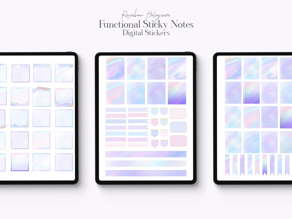 デジタル付箋ステッカー|デジタルプランナーステッカー|GoodNotesステッカー