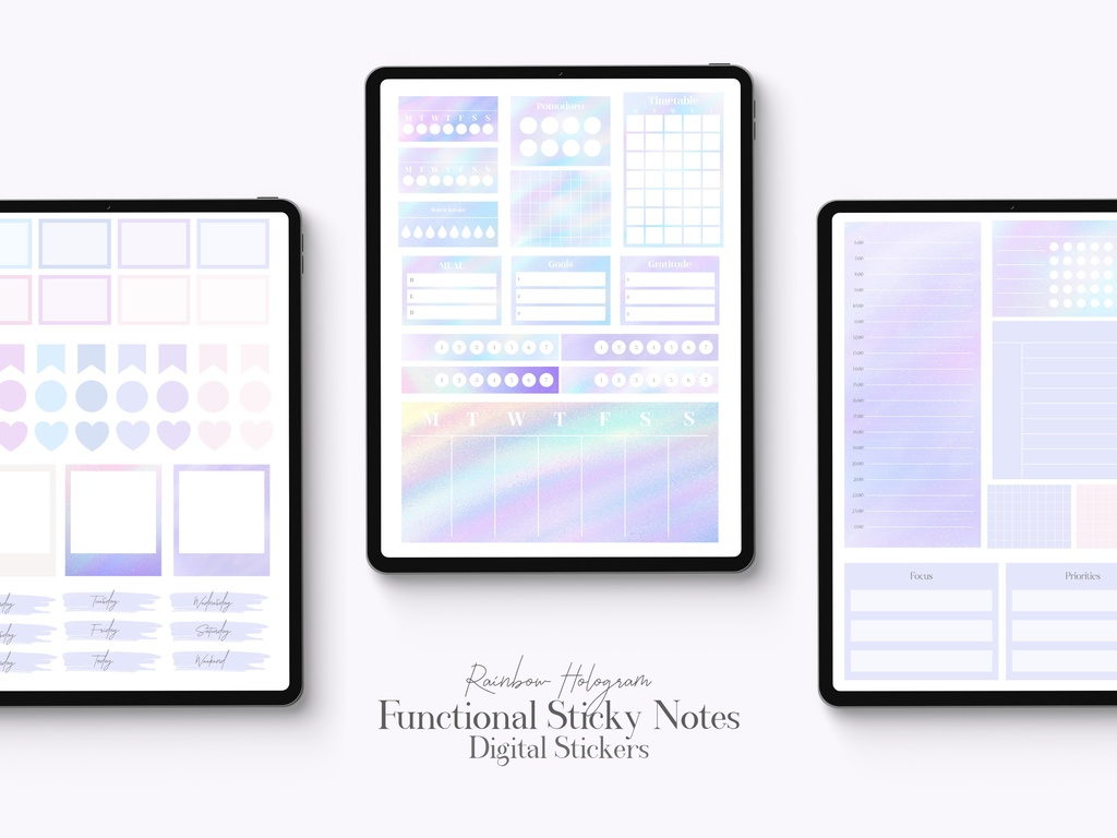 デジタル付箋ステッカー|デジタルプランナーステッカー|GoodNotesステッカー