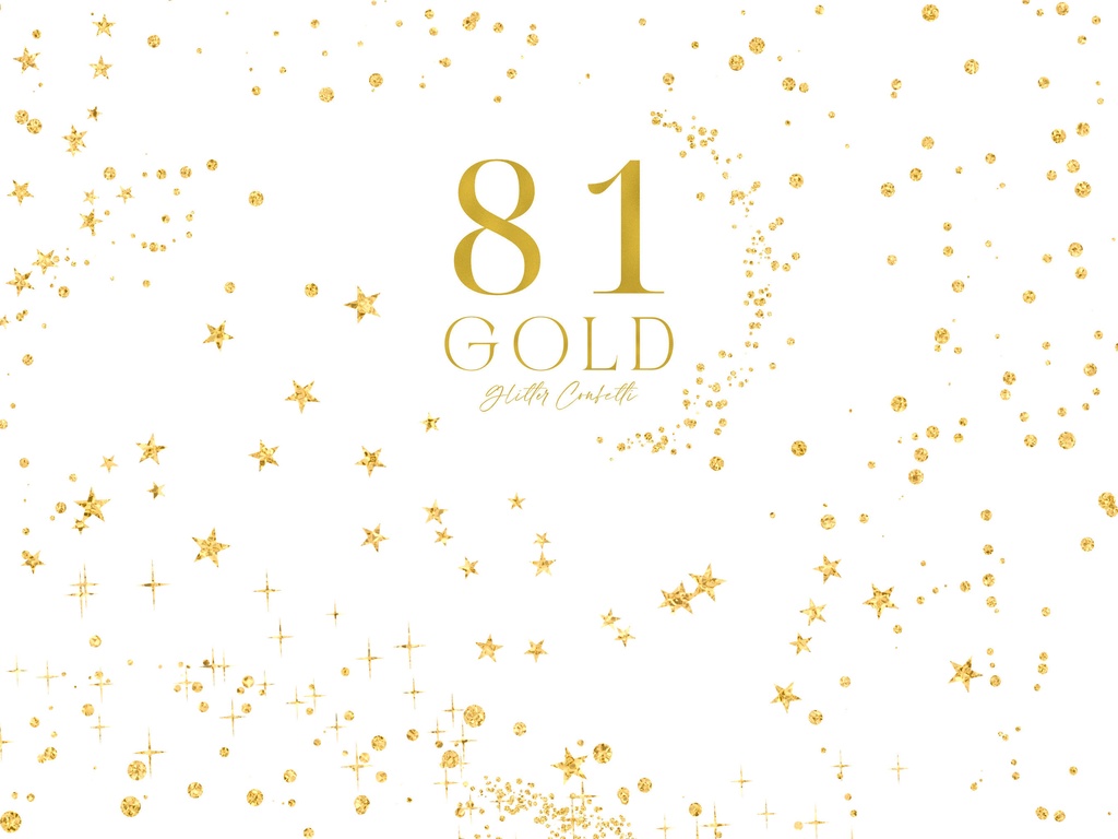 ゴールドグリッター素材|キラキラ素材|金箔紙吹雪素材