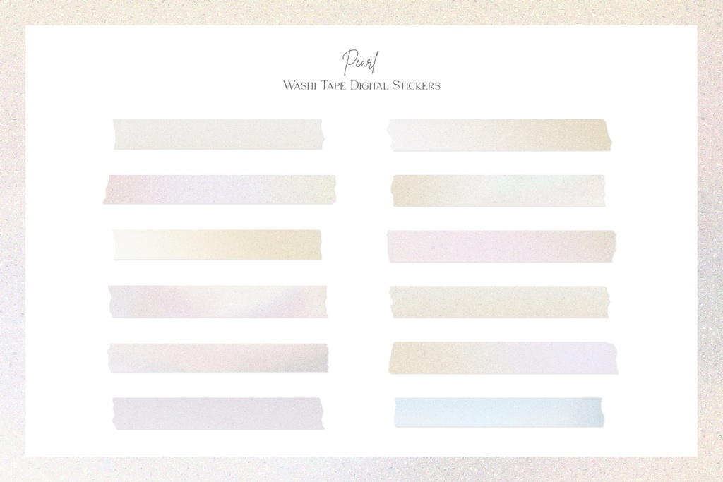 パールマスキングテープ素材 | デジタルテープ素材|エレガント素材