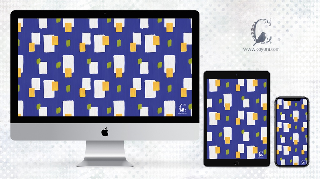 壁紙 square pattern