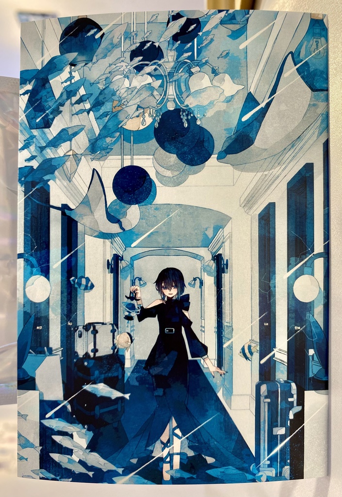 群青色ポストカード