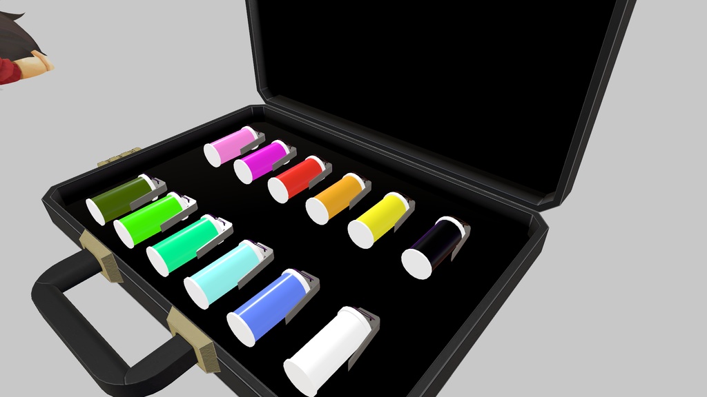 【3Dアクセサリー】【VRC想定】スモークグレネード・カラフルセット