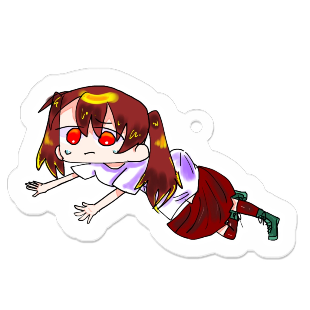 引っ張られるあーるチャン