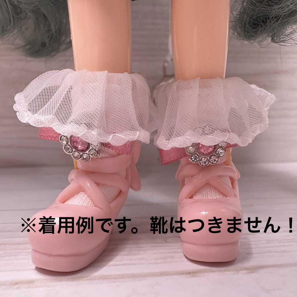 プードルのおじょうさんワンピース　22cmサイズ　ドール服