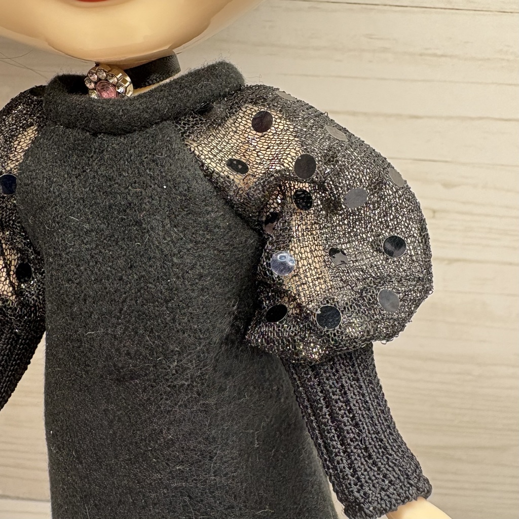 プードルのおじょうさんワンピース　22cmサイズ　ドール服