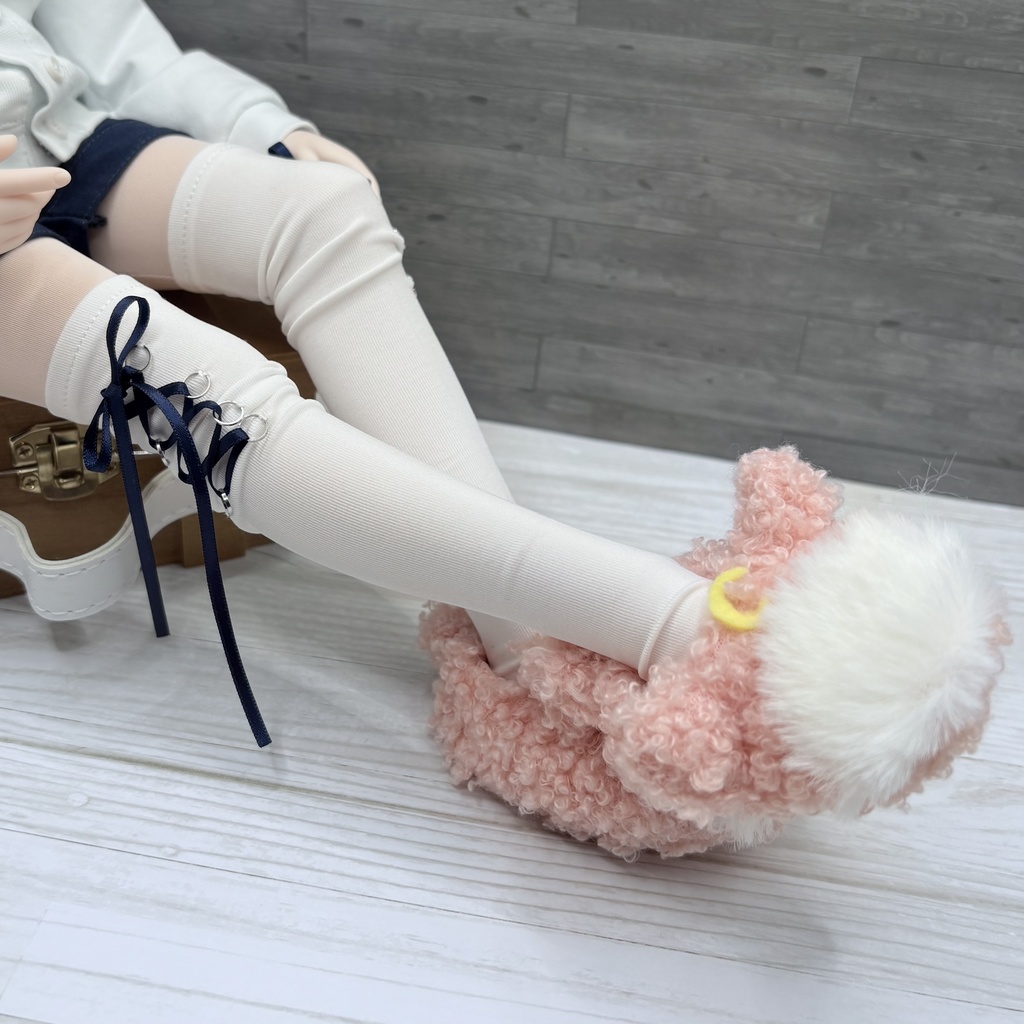 ドール用モコモコルームシューズ MDD、SDM、DD.SDサイズ
