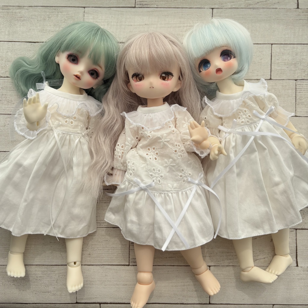 おやすみ服　1/6ドールサイズ　22cm〜27cm、幼SDサイズ