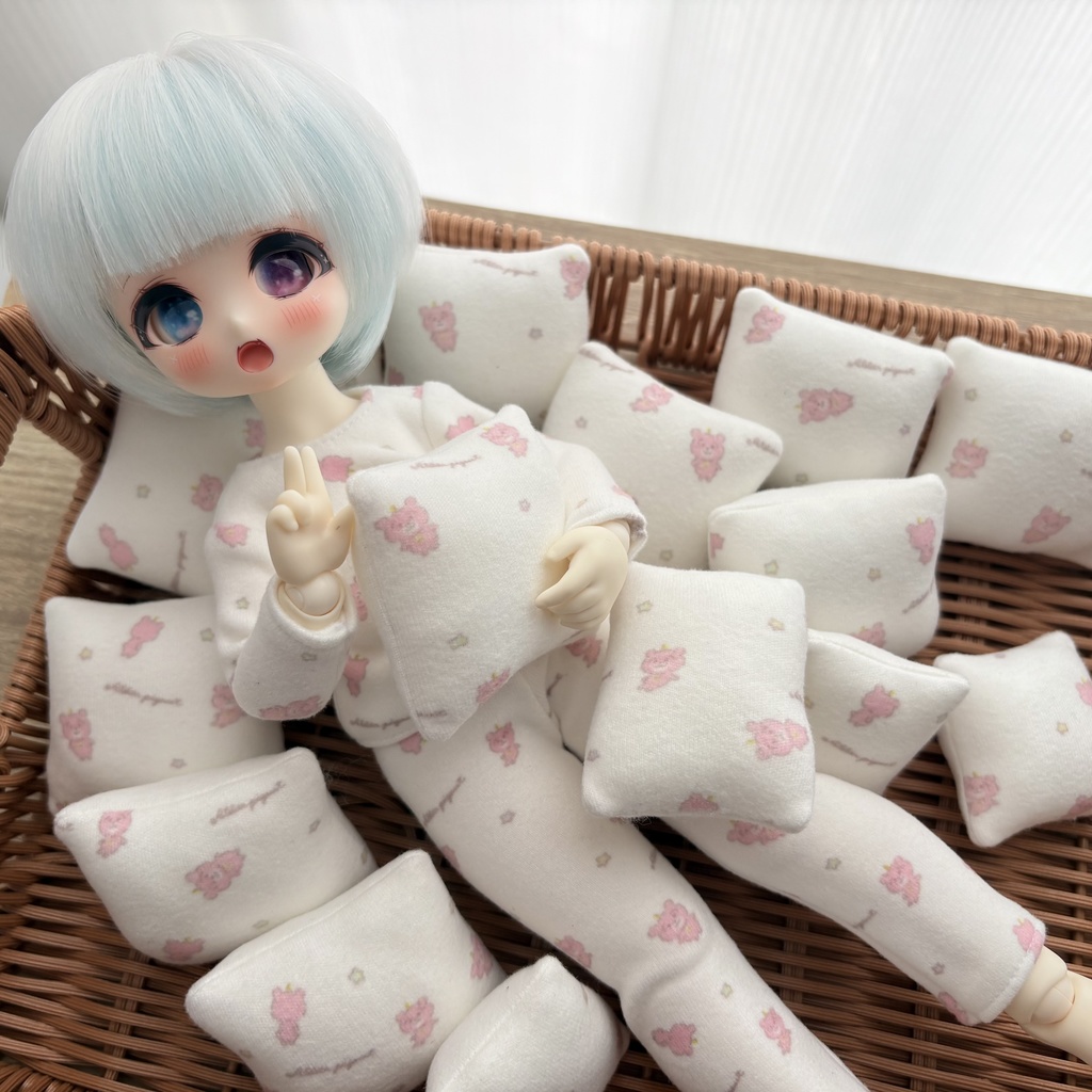 もちもちオリジナル生地ミニクッション