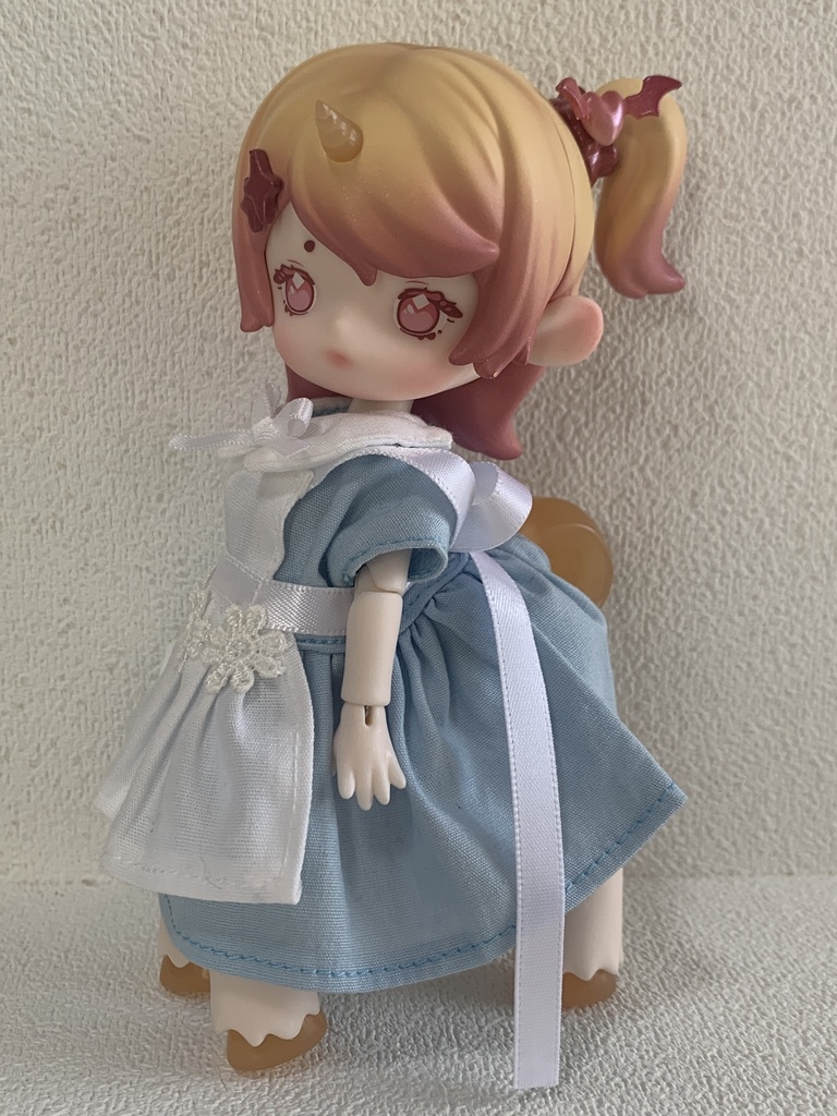水色ワンピースとエプロン ハルモニア・ボニーバニー6サイズ