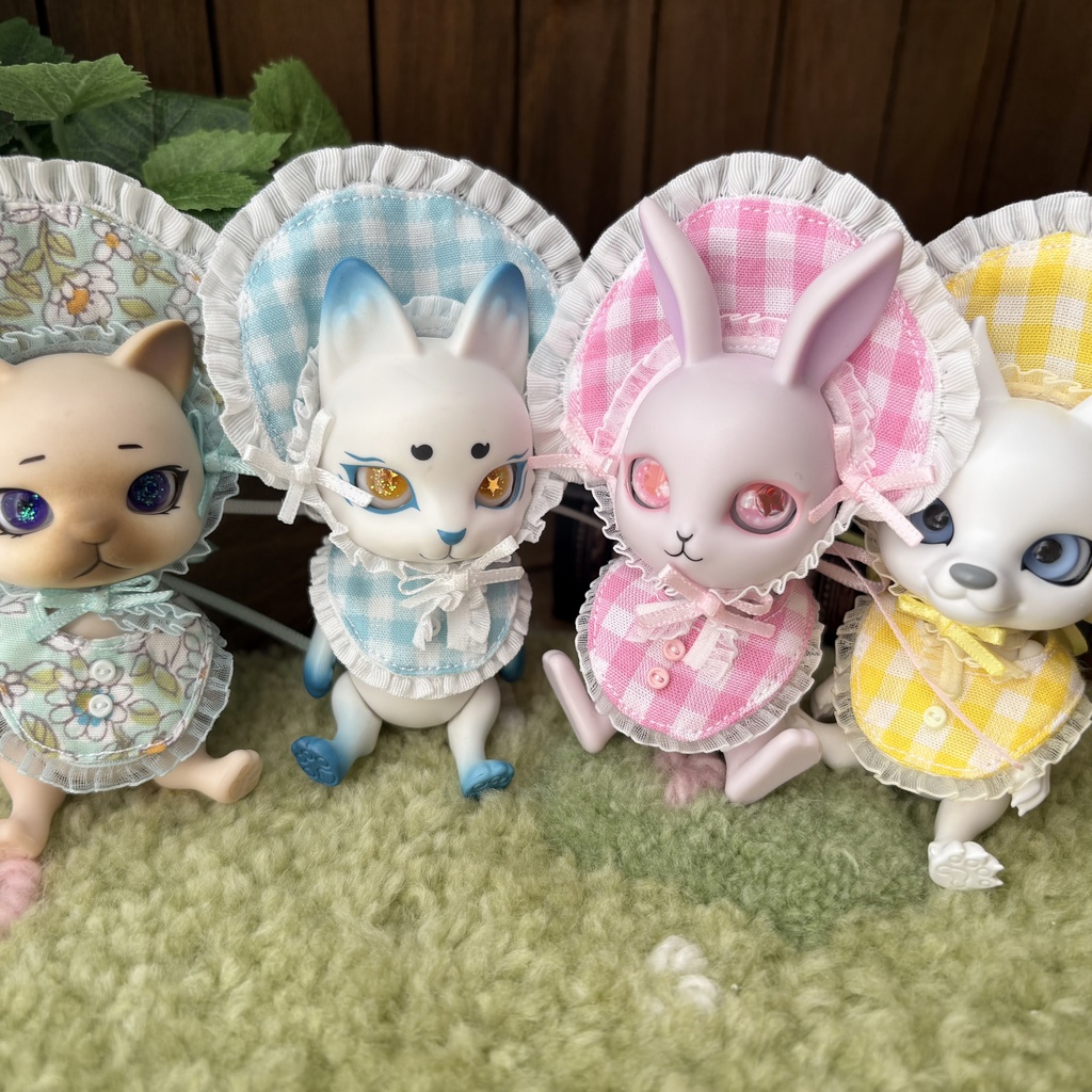 フリルたくさん豪華ワンピース　カプセルドールサイズ