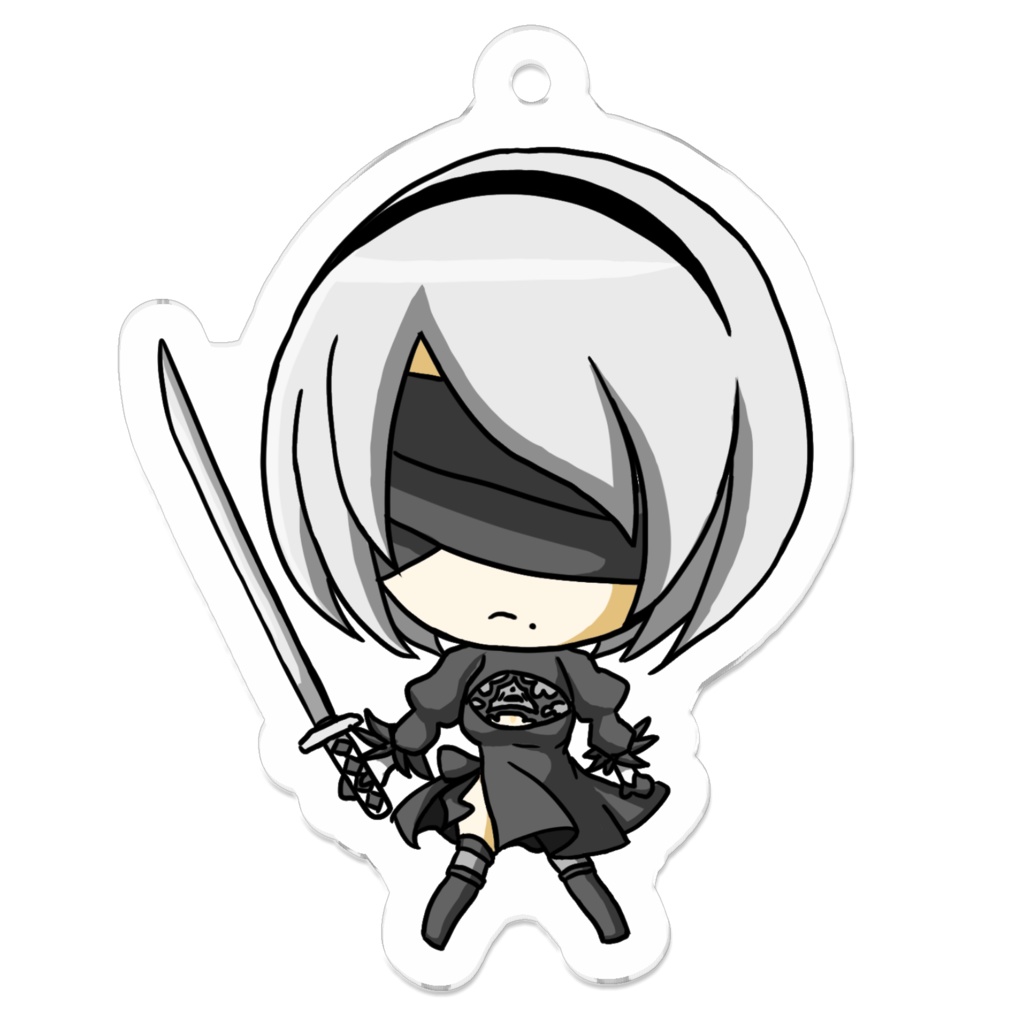 2B アクリルキーホルダー