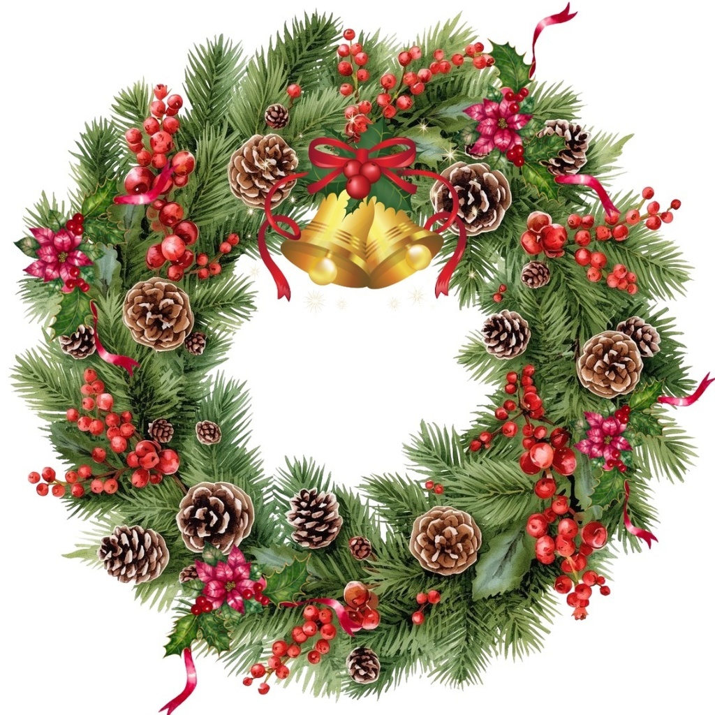 【背景透過PNG】アンティーク赤クリスマス素材10点セット