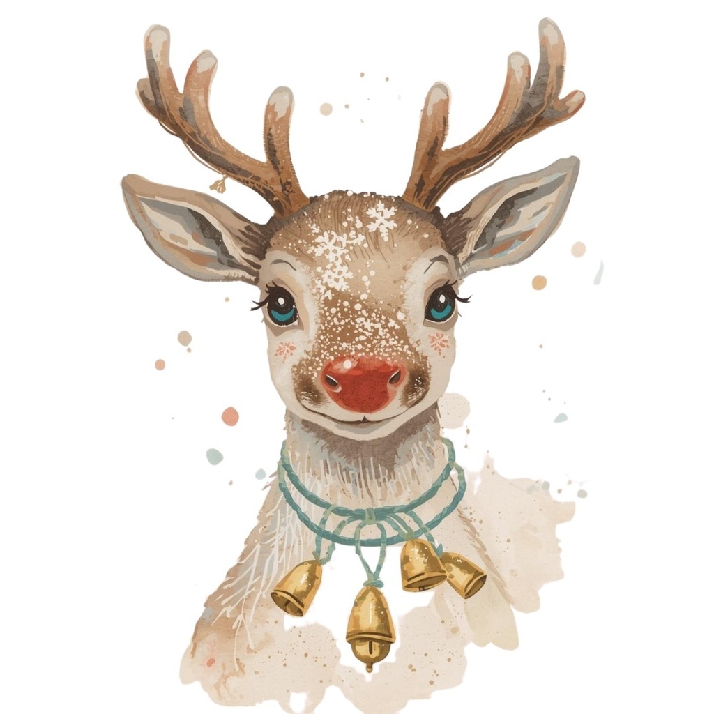 【背景透過PNG】アンティーク赤クリスマス素材10点セット