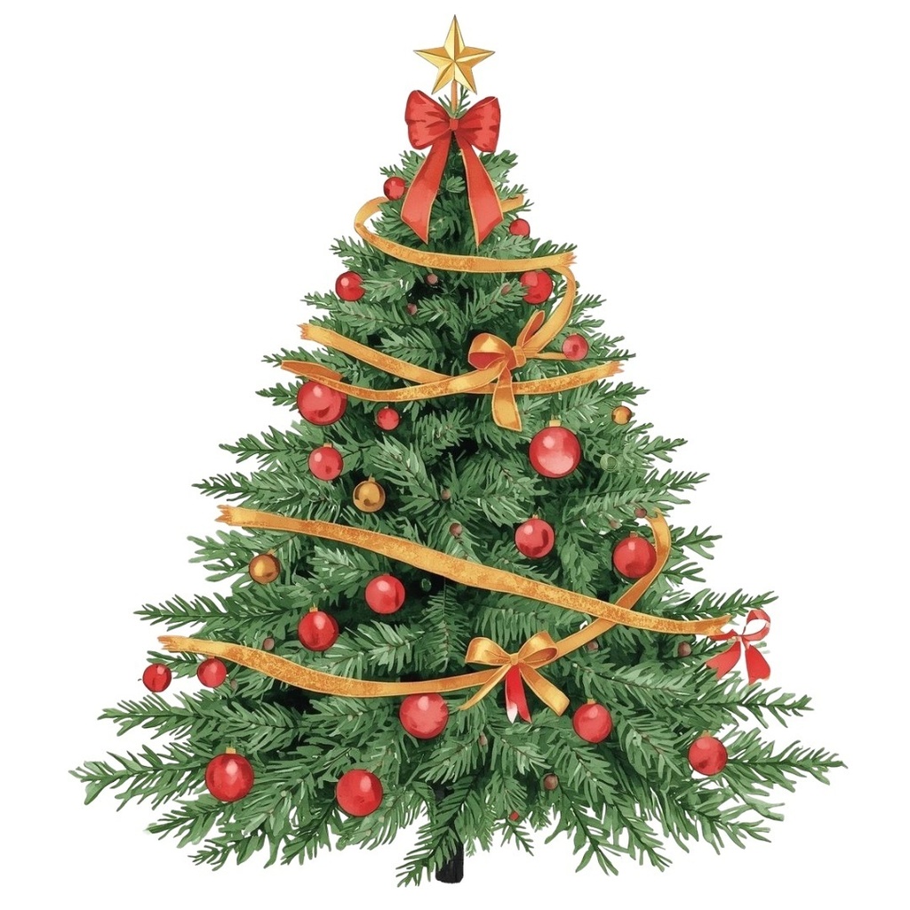 【背景透過PNG】アンティーク赤クリスマス素材10点セット