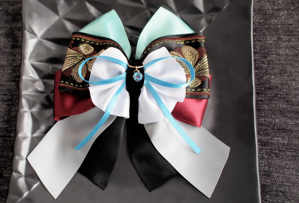 山姥切国広 和泉守兼定 加州清光【夢見蝶の絹飾り】ペンラリボンorバッグチャームorヘアアクセ