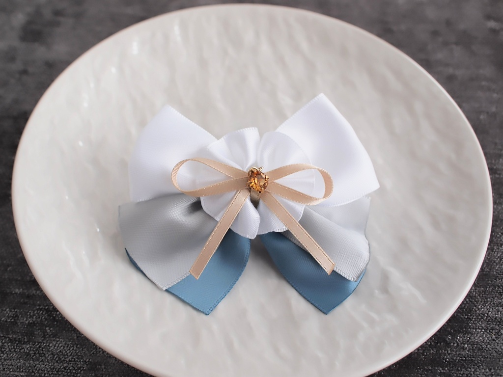 山姥切国広 小竜景光 鶴丸国永 豊前江 和泉守兼定 長曽祢虎徹 【姫椿の絹飾り】ペンラリボンorバッグチャームorヘアアクセ