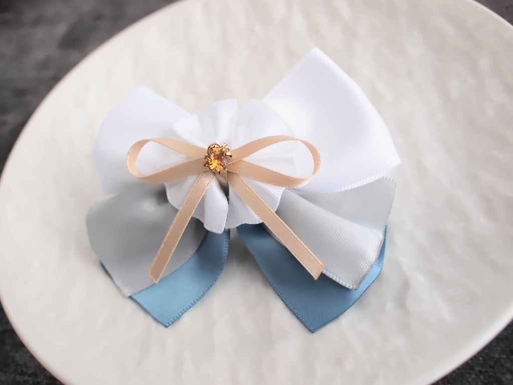 山姥切国広 小竜景光 鶴丸国永 豊前江 和泉守兼定 長曽祢虎徹 【姫椿の絹飾り】ペンラリボンorバッグチャームorヘアアクセ