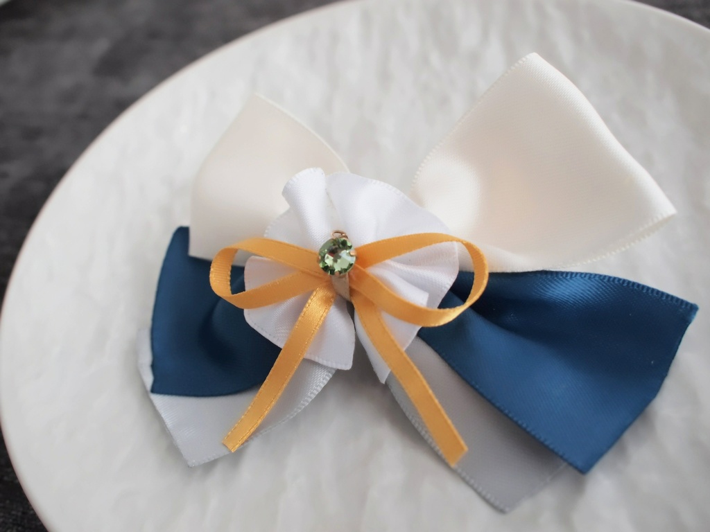 山姥切国広 小竜景光 鶴丸国永 豊前江 和泉守兼定 長曽祢虎徹 【姫椿の絹飾り】ペンラリボンorバッグチャームorヘアアクセ