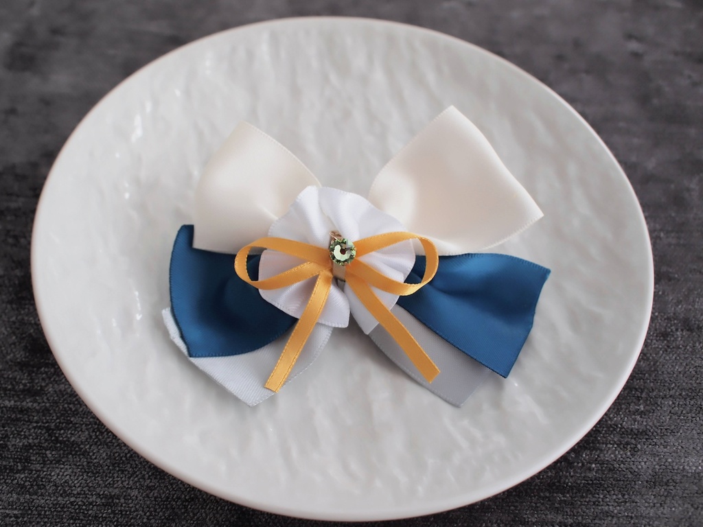 山姥切国広 小竜景光 鶴丸国永 豊前江 和泉守兼定 長曽祢虎徹 【姫椿の絹飾り】ペンラリボンorバッグチャームorヘアアクセ