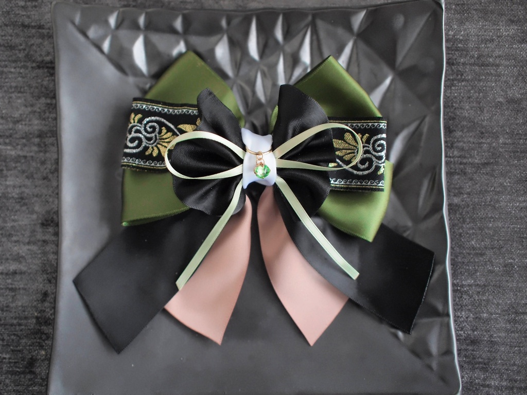 篭手切江 豊前江 桑名江 松井江 五月雨江 村雲江【夢見蝶の絹飾り】ペンラリボンorバッグチャームorヘアアクセ