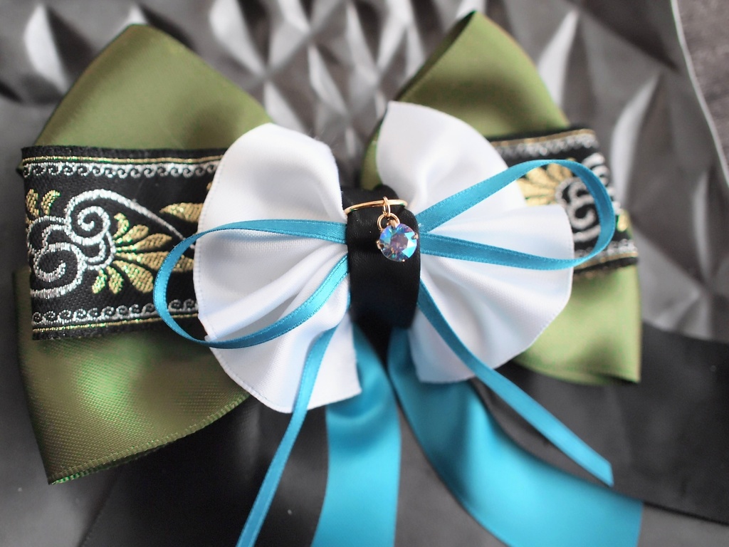 篭手切江 豊前江 桑名江 松井江 五月雨江 村雲江【夢見蝶の絹飾り】ペンラリボンorバッグチャームorヘアアクセ