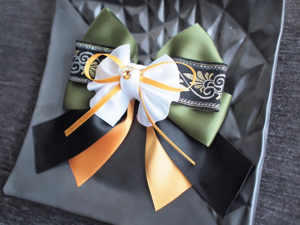 篭手切江 豊前江 桑名江 松井江 五月雨江 村雲江【夢見蝶の絹飾り】ペンラリボンorバッグチャームorヘアアクセ