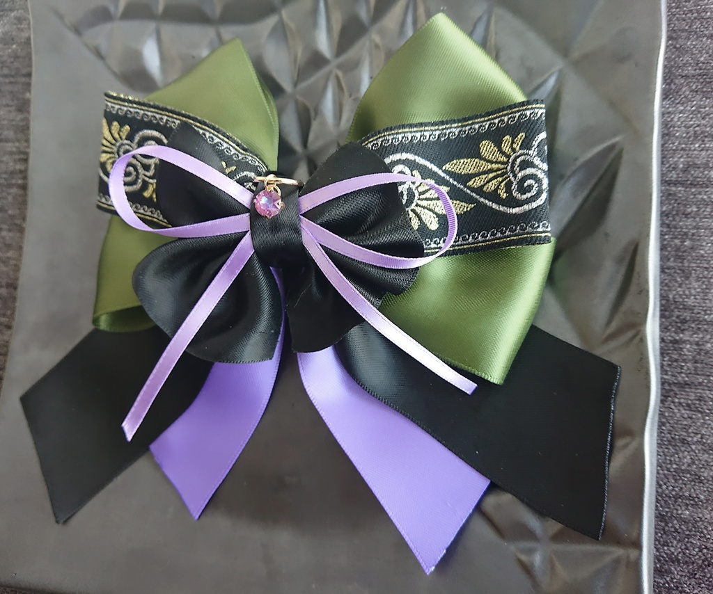 篭手切江 豊前江 桑名江 松井江 五月雨江 村雲江【夢見蝶の絹飾り】ペンラリボンorバッグチャームorヘアアクセ