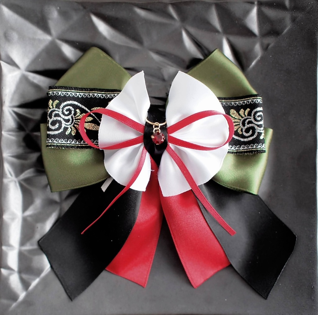 篭手切江 豊前江 桑名江 松井江 五月雨江 村雲江【夢見蝶の絹飾り】ペンラリボンorバッグチャームorヘアアクセ