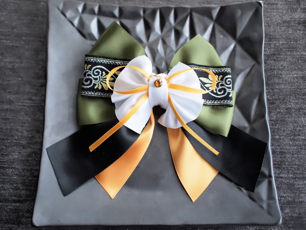 篭手切江 豊前江 桑名江 松井江 五月雨江 村雲江【夢見蝶の絹飾り】ペンラリボンorバッグチャームorヘアアクセ