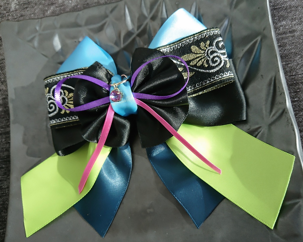 小竜景光 【夢見蝶の絹飾り】ペンラリボンorバッグチャームorヘアアクセ