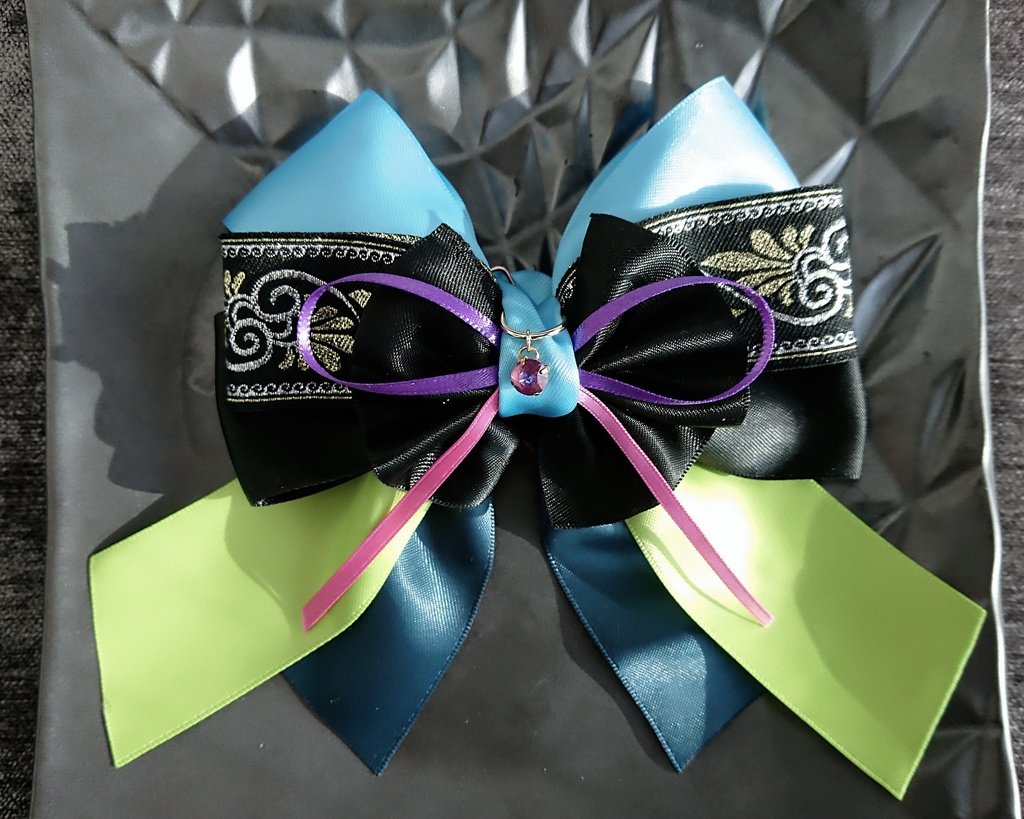 小竜景光 【夢見蝶の絹飾り】ペンラリボンorバッグチャームorヘアアクセ