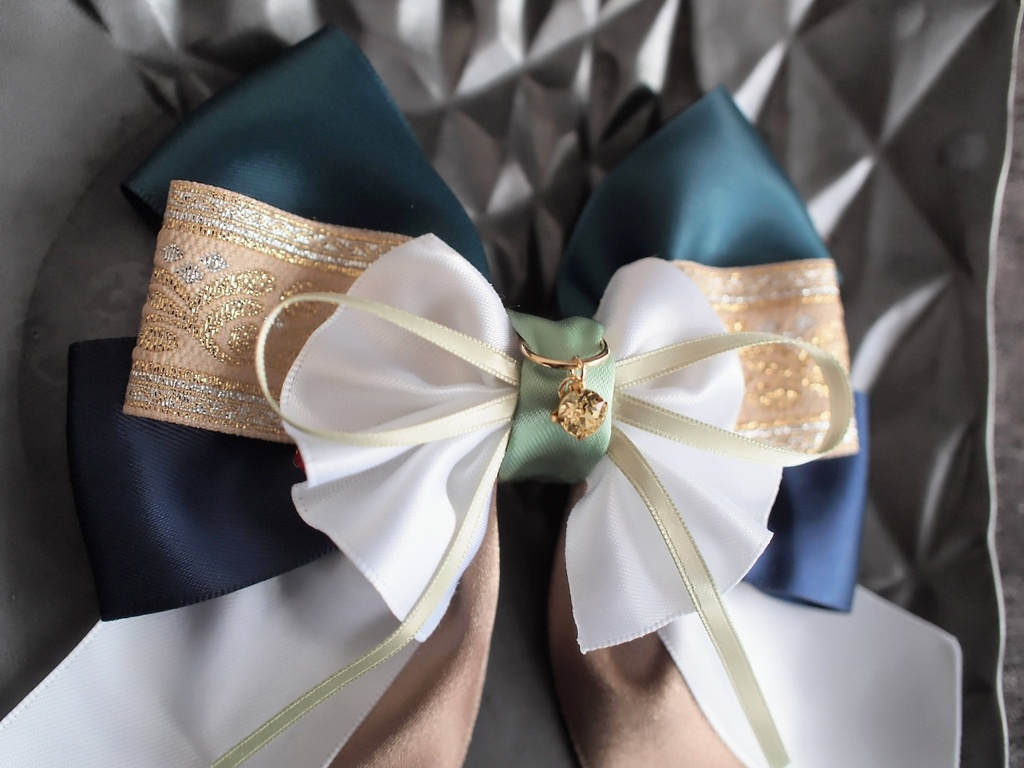 髭切 にっかり青江 今剣【夢見蝶の絹飾り】ペンラリボンorバッグチャームorヘアアクセ