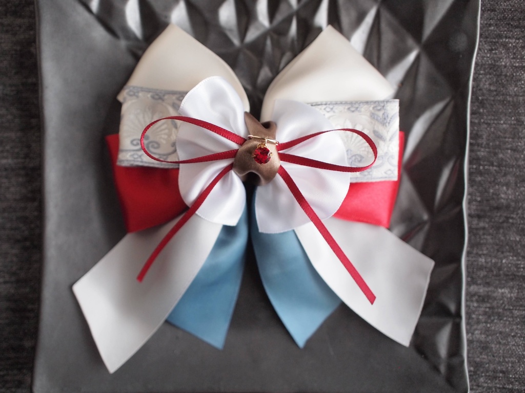 髭切 にっかり青江 今剣【夢見蝶の絹飾り】ペンラリボンorバッグチャームorヘアアクセ