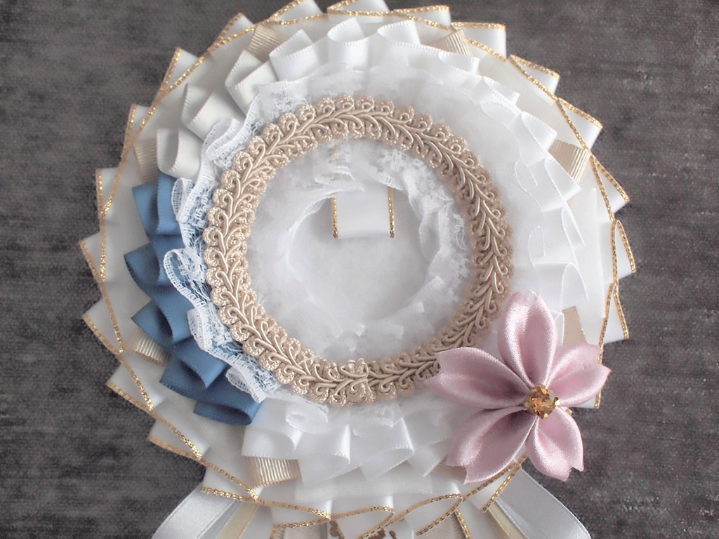 鶴丸国永 大倶利伽羅 【雛菊桜のロゼット】