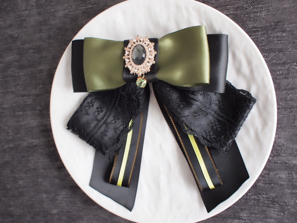 豊前江 篭手切江 桑名江 松井江 五月雨江 村雲江【羽衣藤の絹飾り】ペンラリボンorバッグチャームorヘアアクセ