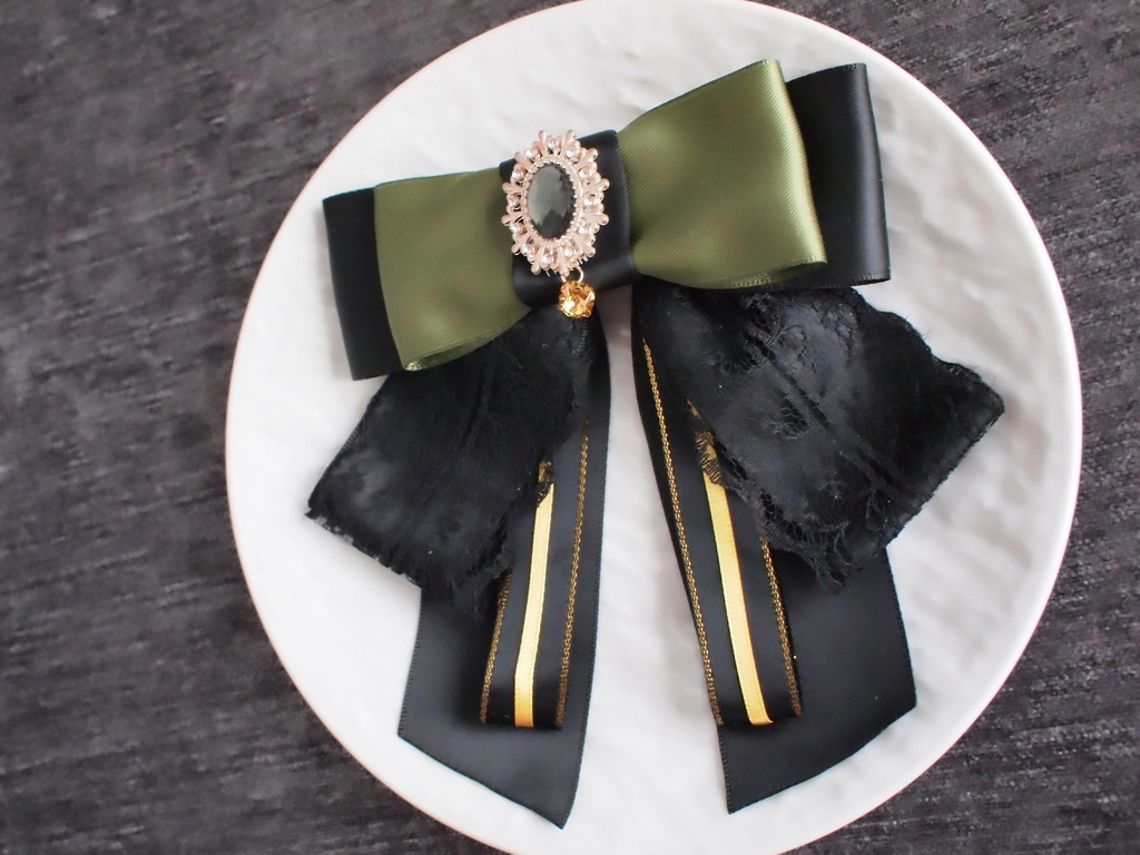 豊前江 篭手切江 桑名江 松井江 五月雨江 村雲江【羽衣藤の絹飾り】ペンラリボンorバッグチャームorヘアアクセ