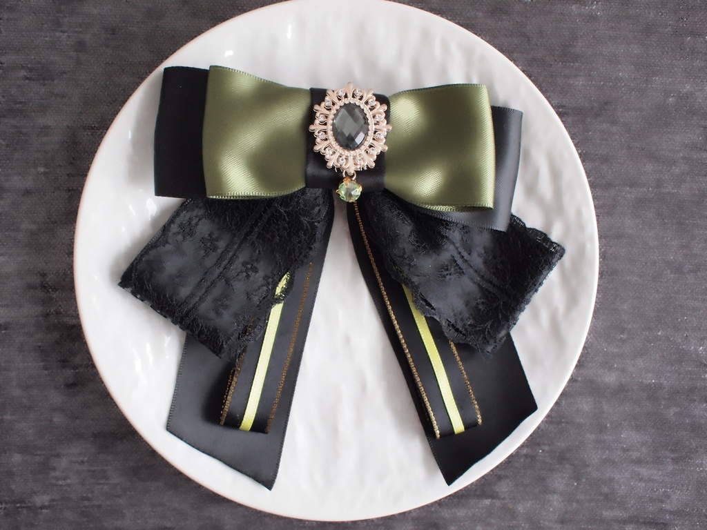 豊前江 篭手切江 桑名江 松井江 五月雨江 村雲江【羽衣藤の絹飾り】ペンラリボンorバッグチャームorヘアアクセ