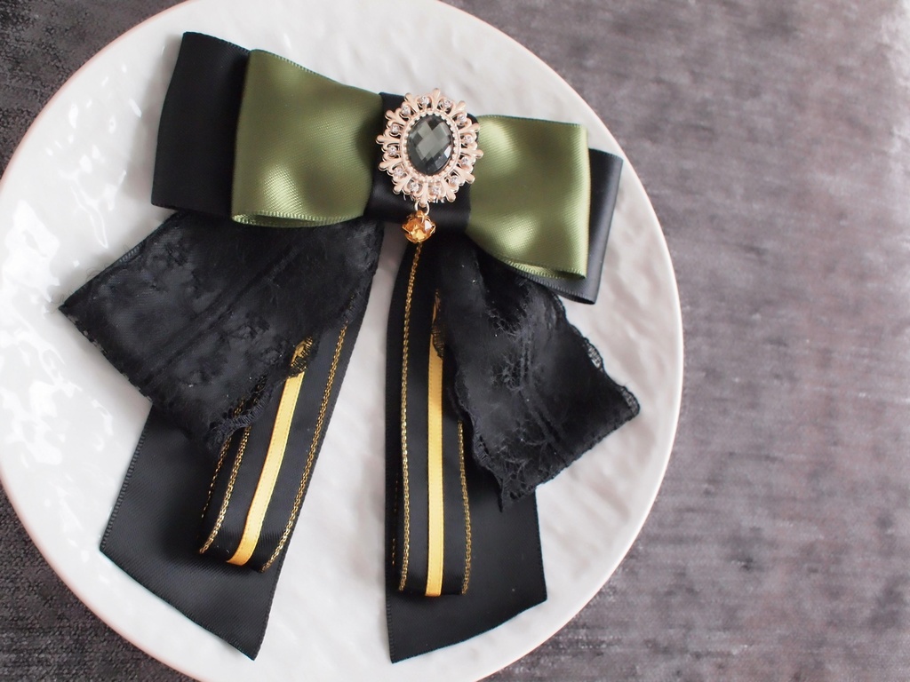 豊前江 篭手切江 桑名江 松井江 五月雨江 村雲江【羽衣藤の絹飾り】ペンラリボンorバッグチャームorヘアアクセ