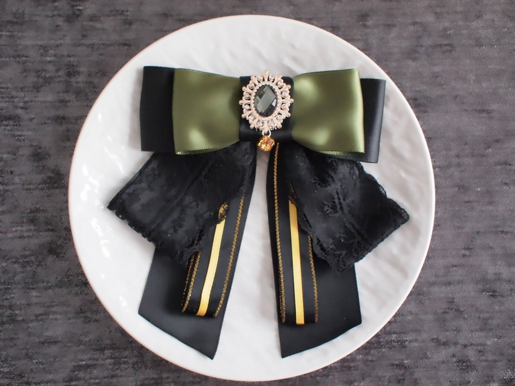 豊前江 篭手切江 桑名江 松井江 五月雨江 村雲江【羽衣藤の絹飾り】ペンラリボンorバッグチャームorヘアアクセ