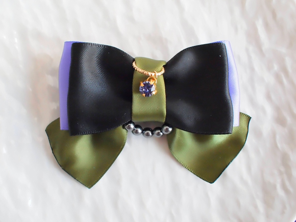 豊前江 篭手切江 桑名江 松井江 五月雨江 村雲江【蜂鳥の絹飾り】バッグチャーム、ペンラリボン、ブローチ、シューズクリップetc